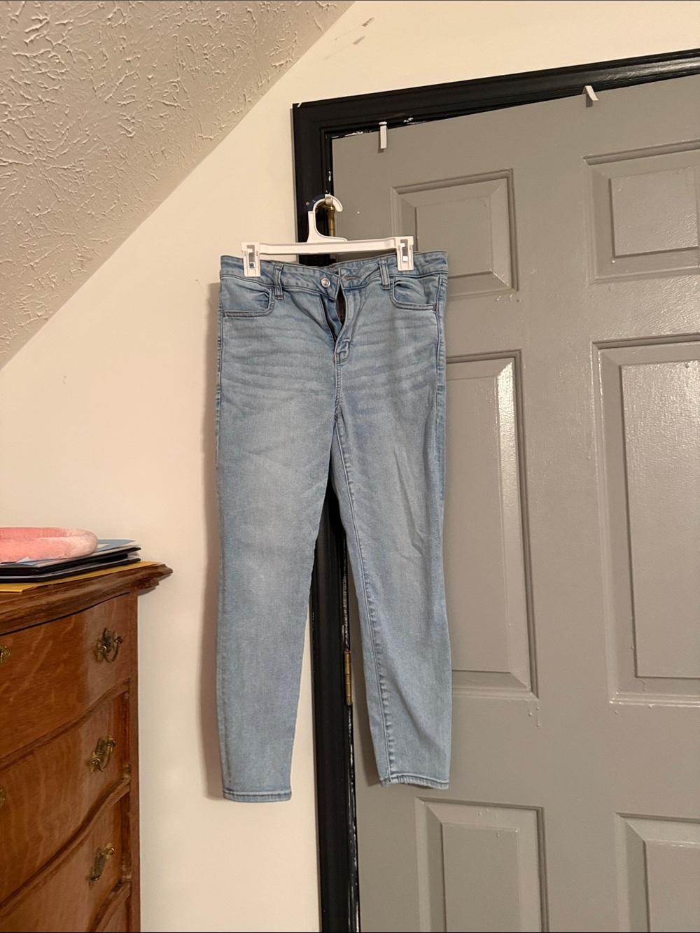 American Eagle Outfitters Light Blue Skinny Jeans
